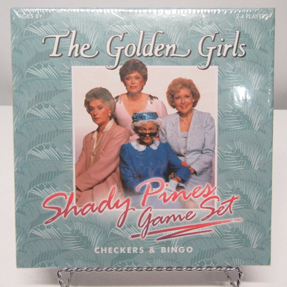 Brand NEW! Golden Girls Checkers & Bingo Game
